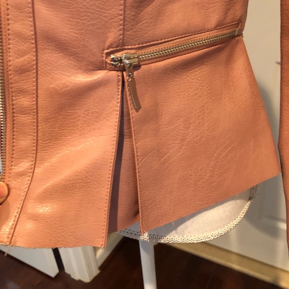 INC Faux Leather Moto Jacket - Picture 4 of 6